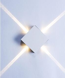Modern Indoor LED Cross Wall Lamp for Living Room