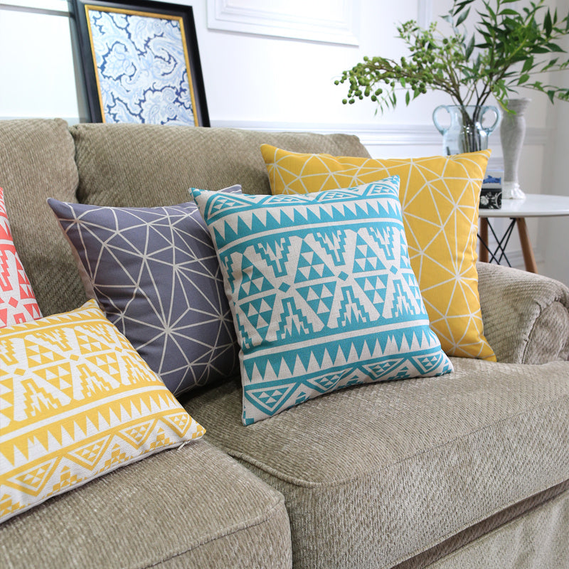 Modern Abstract Geometric Decorative Cushions