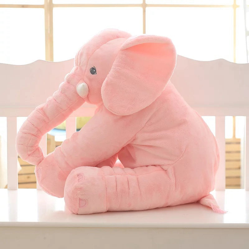 Large Stuffed Elephant Child Sleep Pillow and Toy