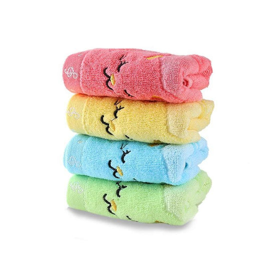 Cute Kitten Design Bamboo Fiber Towel